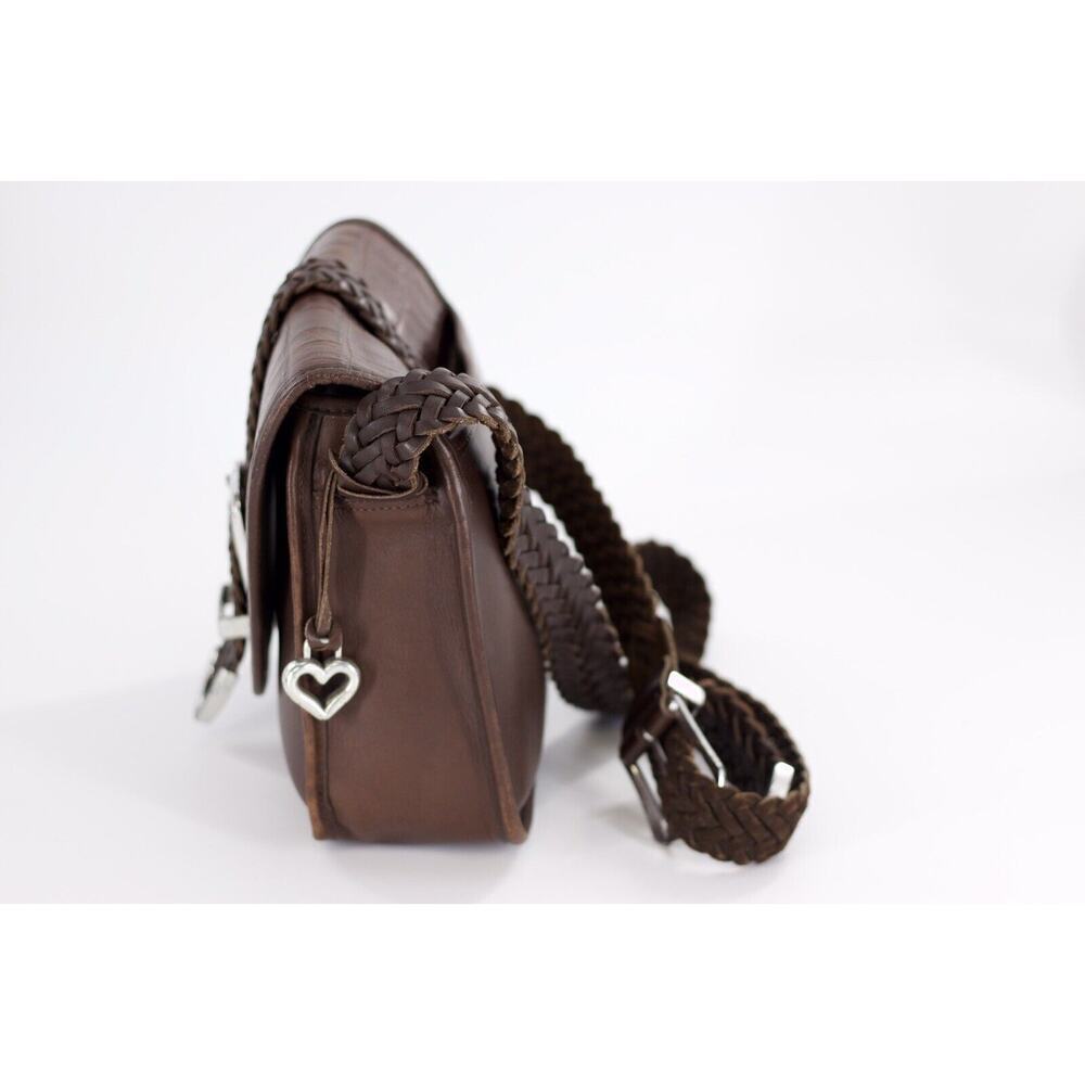 Brighton small leather crossbody animal print - Picture 3 of 14